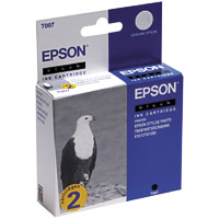 Epson T007 Black Ink Cartridge (Twin Pack)